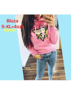 Bluzy damskie Tureckie, size s-xl ,paczka 4szt 1 kolor