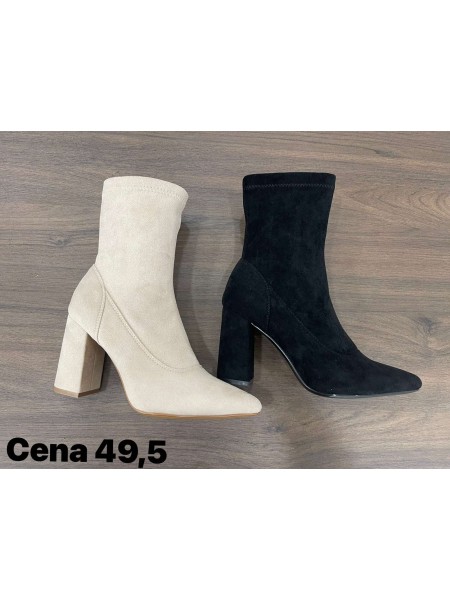 Buty Botki na obcasie Damskie (36-41, 12par)