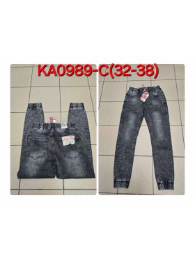 Spodnie jeansowe Męska, size 32-38, paczka 10szt 1kolor