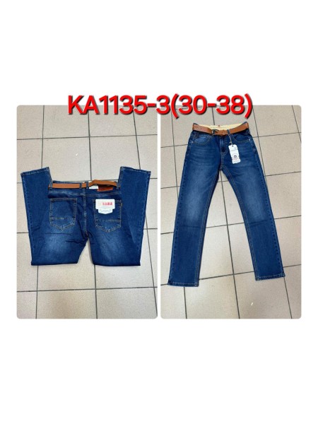 Spodnie jeansowe Męska, size 30-38, paczka 12szt 1kolor