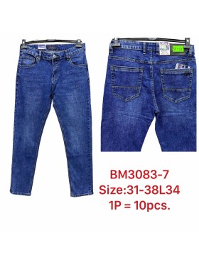 Spodnie jeansowe Męska, size 31-38, paczka 10szt 1kolor