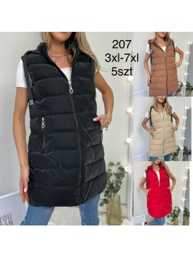 Kamizelki damskie , Size 3-7xl, paczka 5szt, 1 kolor