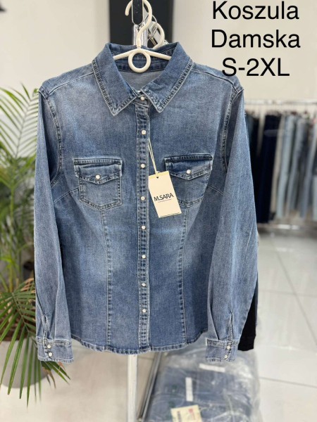 Kurtki Jeansowe Damskie M'sara . size s-2xl. paczka 10szt ,