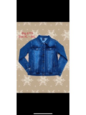 Kurtki Jeansowe  Damskie  . Bigsize xl-5xl. paczka 10szt ,