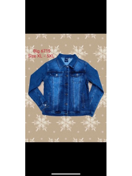 Kurtki Jeansowe  Damskie  . Bigsize xl-5xl. paczka 10szt ,