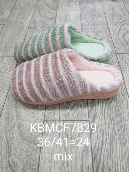 Buty  Kapcie Damskie (36-41, 24par) mix kolor