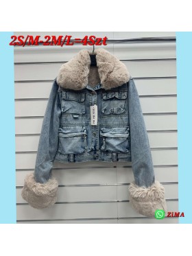 Kurtki Jeansowe  Damskie . size s-l. paczka 4szt ,1kolor