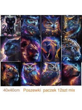 Poszewki paczek 12szt mix