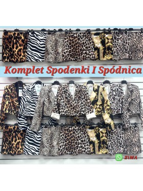 Komplety Spódnica krótka Damska  . size uni , paczka 6szt ,mix kolor