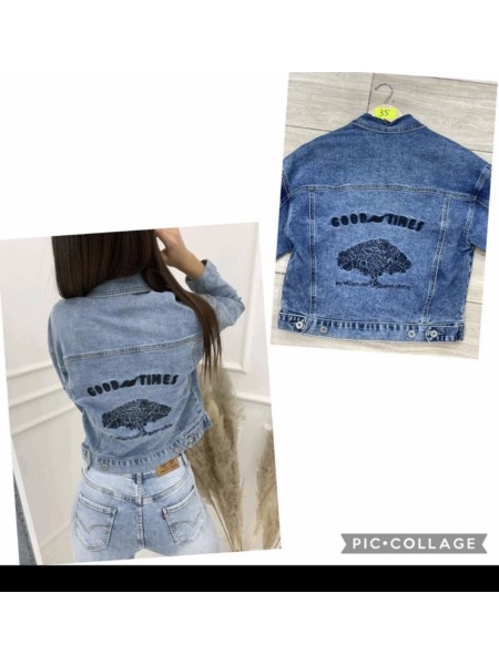 Kurtki Jeansowe Damskie  . size xs-xl , paczka 10szt ,