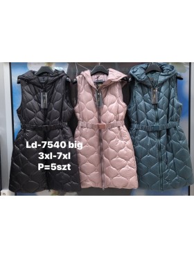 Kamizelki Damskie, size 3-7xl, paczka 5szt ,1 kolor