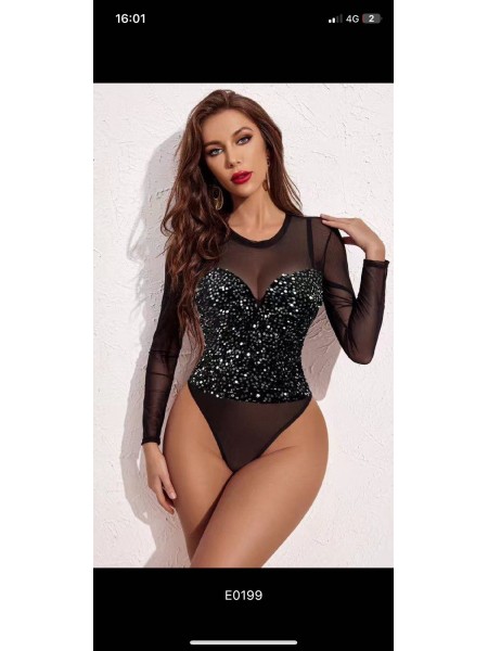 Body damskie Włoski ,size uni, paczka 6szt mix kolor