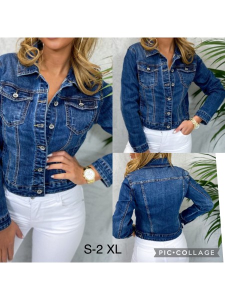 Kurtki Jeansowe damskie  ,size s-2xl, paczka 10szt ,