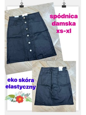 Spódnica krótka skórzane damskie   ,size xs-xl , paczka 10szt ,