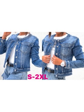 Kurtki Jeansowe damskie  ,size s-2xl, paczka 10szt ,