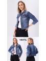 Kurtki Jeansowe damskie  ,size xs-xl, paczka 10szt ,