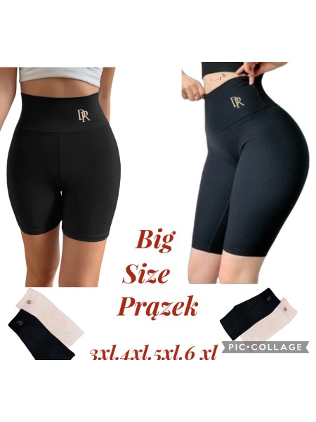 Spodenki Legginsy damskie ,size 3XL-6XL, paczka 12szt mix kolor