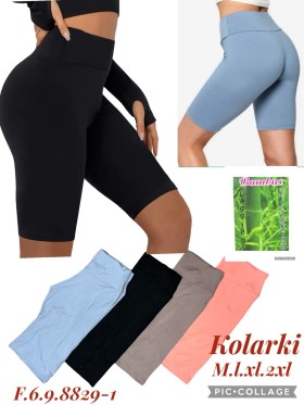 Spodenki Legginsy damskie ,size M-2XL, paczka 12szt mix kolor