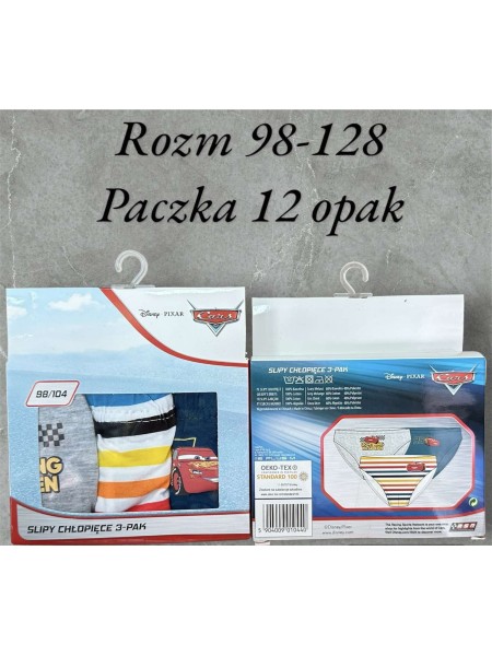 Majtki dzieciece , rozm 98-128 paczka 12szt mix kolor