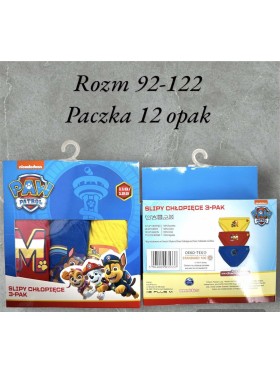 Majtki Dziecięce, rozm 92-122 Mix Kolor (12szt/paczka)