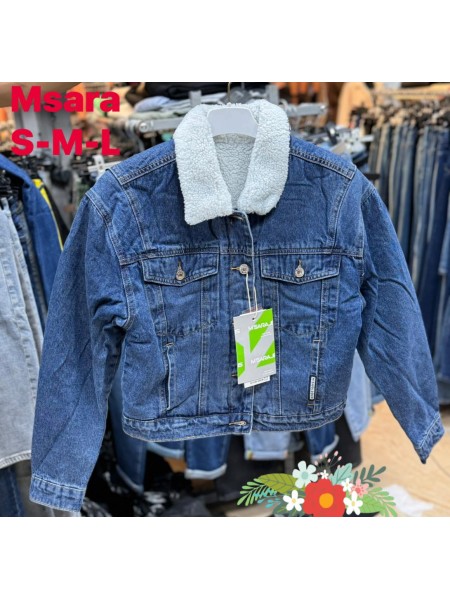 Kurtki Jeansowe damskie M'sara ,size s-L, paczka 12szt ,