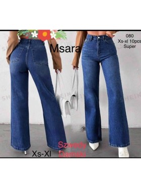 Spodnie Jeansy damskie M'sara , Size xs-xl.paczka 10szt,