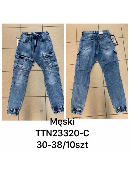 Spodnie jeansy meskie , Size 30-38 ,paczka 10szt