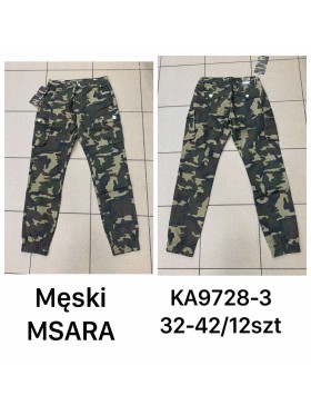 Spodnie Jeansy meskie M'sara  , Size 32-42,paczka 12 szt,