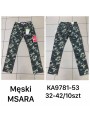 Spodnie Jeansy meskie M'sara  , Size 32-42,paczka 10szt,