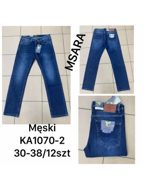 Spodnie Jeansy meskie M'sara  , Size 30-38,paczka 12szt,