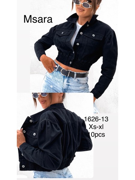 Kurtki Jeansowe damskie M'sara , Size xs-xl .paczka 10szt,