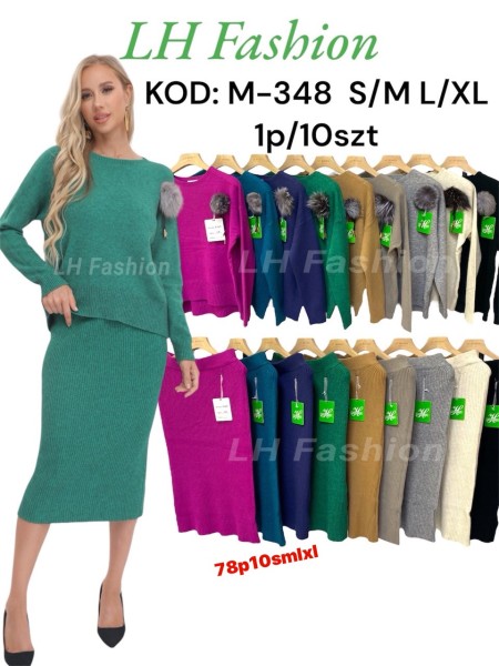 Komplety damskie Włoskie,size S-XL, paczka 10szt ,mix kolor