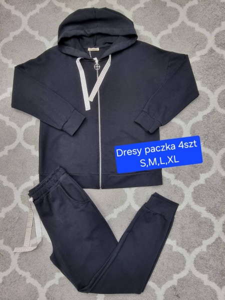 Komplety damskie Tureckie, size s-xl, paczka 4szt, 1 kolor