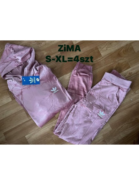 Komplety welurowe damskie  ,size s-xl, paczka 4szt. 1 kolor