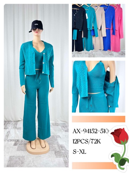 Komplety damskie , size s-xl, paczka 12szt ,Mix kolor