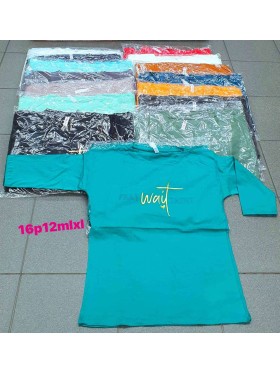 Bluzki damskie ,size m-xl, paczka 12szt. mix kolor