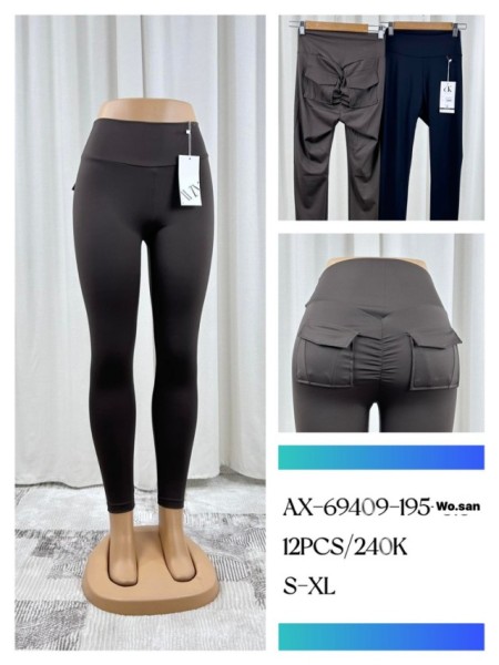 Legginsy damskie, size s-xl, paczka 12szt ,mix kolor