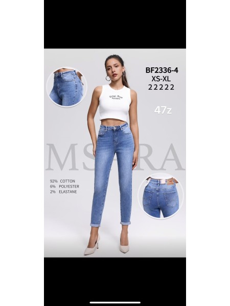 Spodnie Jeansy damskie M'sara,Size xs-xl.paczka 10szt,