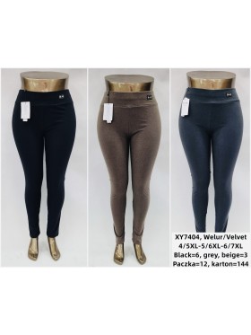 Legginsy damskie , Size 4xl-7xl, paczka 12szt mix kolor