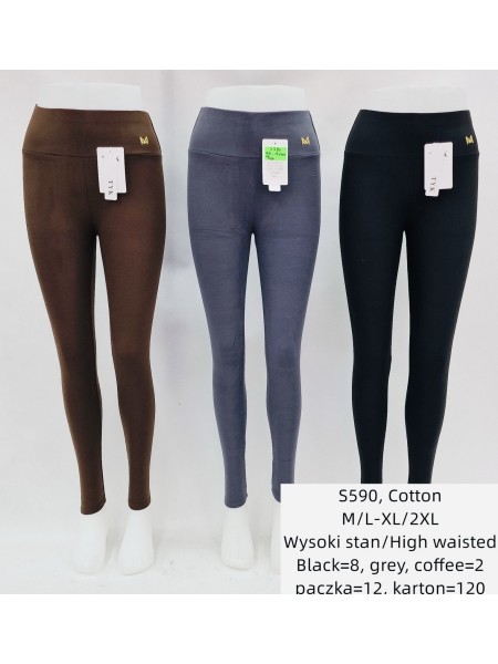 Legginsy damskie , Size m-2xl, paczka 12szt mix kolor