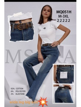 Spodnie Jeansy damskie  Msara ,Size M-3xl.paczka 10szt,