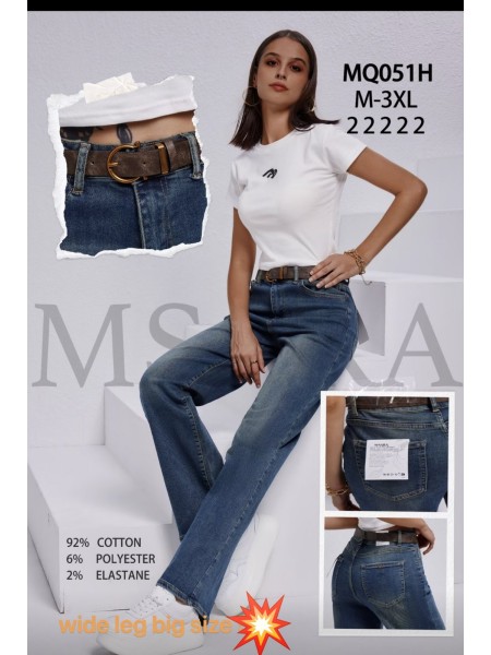 Spodnie Jeansy damskie  Msara ,Size M-3xl.paczka 10szt,