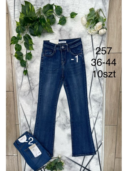 Spodnie Jeansy damskie ,Size 36-44.paczka 10szt,