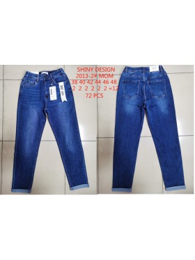 Spodnie Jeansy damskie ,Size 38-48.paczka 12szt,