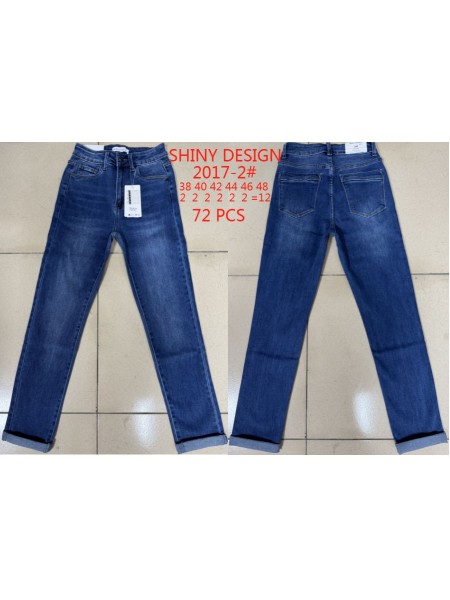 Spodnie Jeansy damskie ,Size 38-48.paczka 12szt,