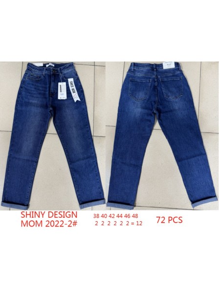 Spodnie Jeansy damskie ,Size 38-48.paczka 12szt,