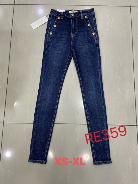 Spodnie Jeansy damskie ,Size xs-xl.paczka 12szt,