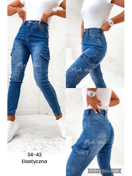 Spodnie Jeansy damskie ,Size 34-42.paczka 10szt,