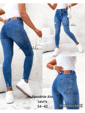 Spodnie Jeansy damskie ,Size 34-42.paczka 10szt,