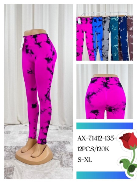 Legginsy damskie ,size s-xl, paczka 12szt. mix kolor